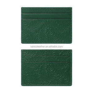 Vegan на заказ кожаный держатель кредитной карты экологически чистый натуральная кожа альтернативный кошелек для карт - Product Image 2