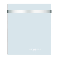 Thermostat numérique intelligent programmable 7 jours/24 heures G35D 350W 220-240V~ 50Hz. Chauffage infrarouge à panneau de verre