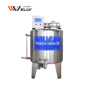 Süt kdv pastörizatör/küçük ölçekli pastörizatör/satılık küçük pastörizasyon makinesi