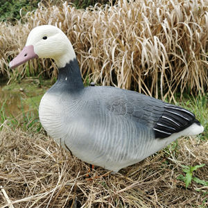 Décoy de chasse à l'oie grise réaliste pliable en plastique EVA avec support et piquet, fournitures de plein air - Product Image 5