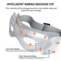 OEM Appareil de massage des yeux électrique de luxe portable sans fil intelligent à pression d'air et à iris, avec musique et vibrations