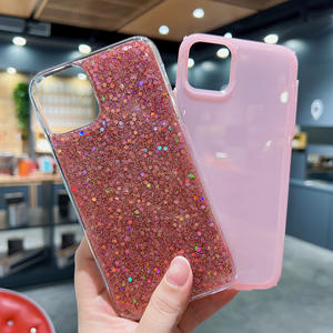 <span class=keywords><strong>Coque</strong></span> de téléphone à paillettes avec bracelet design, housse de luxe pour femmes et filles, protecteur dur pour iPhone 13 - Product Image 5