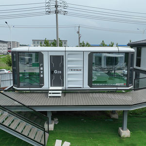 Glamni <span class=keywords><strong>ETong</strong></span> 40ft Cápsula espacial móvil Casa de dos pisos Paquete plano Desampar 3 Dormitorios Cocina Pal - Product Image 1