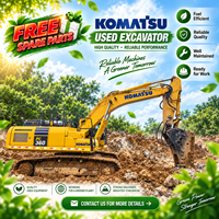 Excavator Crawler Komatsu PC360-11M0 35 Ton Bekas, Termasuk Aksesoris Gratis untuk Proyek Pembangunan Jalan, Pertambangan, dan Pemindahan Tanah