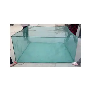 4 * 4m养殖鱼缸鱼笼hapa网箱渔网养殖鱼笼网出售