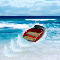 Bateau Jet Électrique Gonflable Sur Mesure 10 kW, Mini Jet Ski