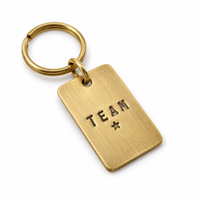 Porte-clés personnalisé avec nom d'équipe, logo, souvenir d'entreprise, cadeau promotionnel, fournisseur en gros, fabricant de porte-clés