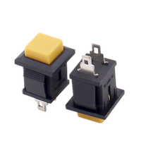 DS-430 petit bouton d'action carré à réinitialisation automatique sans verrouillage interrupteur à clé d'alimentation toujours allumé, appuyez sur