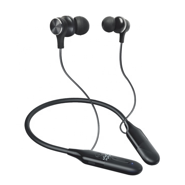 Wireless BT Neckband Electronics Sport Earphone On-Ear Headset with Bass Handsfree Call Features