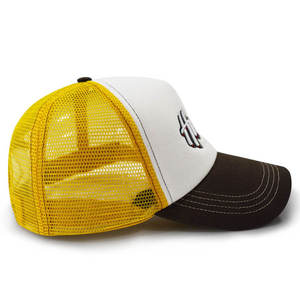 Gorra de béisbol de malla de 5 paneles transpirable unisex para ciclismo y pesca, estilo hip hop, verano - Product Image 2