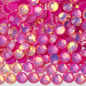 Selina Cristal Ecológico, Cristales Sueltos de Vidrio Morado con Reverso Plano, 12 Facetas, Sin Fijación en Caliente, Efecto Neón Aurora, para Prendas y Fundas de Teléfono - Product Image 6