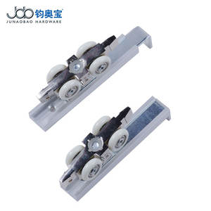 Kit <span class=keywords><strong>de</strong></span> roulettes à billes JOB à 4 roues en métal pour rail coulissant, pour armoire, <span class=keywords><strong>placard</strong></span>, entrepôt - Product Image 6