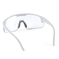 Livraison rapide teinte réglable changement de couleur lunettes de soleil noir logo personnalisé photocromique extérieur vélo cyclisme lunettes de soleil