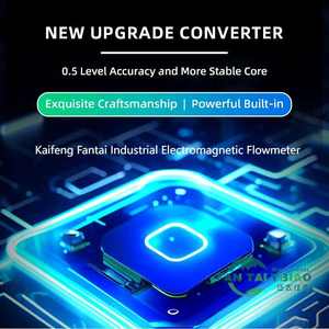 Meteran pengukur aliran elektromagnetik keandalan tinggi 0.2% / 0.5% instrumen pengukur penjualan laris meteran aliran - Product Image 5
