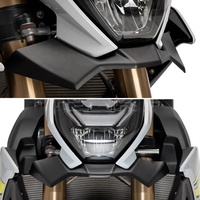 Pour F900R S1000R M1000R : Extension de bec de carénage en fibre de carbone, couvercle de bec, spoiler, ailerons avant, carénage, accessoires d'aile aérodynamique