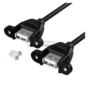 Usb2.0 esteso con fori anello foro vite fissato in basso a sinistra e gomito destro cavo dati maschio a femmina - Product Image 6