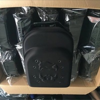 Sac de rangement pour casquettes avec logo personnalisé, poignée de transport et bandoulière, facile à transporter, organiseur de casquettes de baseball pour 6 casquettes