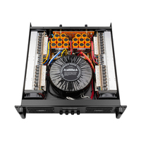 Amplifier gitar profesional dan untuk bass 4 saluran 800watt 2ohm 2u kelas h penguat daya
