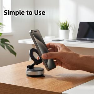 Supporto Magnetico Pieghevole in Lega per Telefono, Montaggio a Parete, Scrivania, Auto, <span class=keywords><strong>Finestra</strong></span>, Parabrezza, Cruscotto - Product Image 3