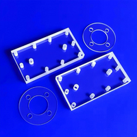 Placa de Vidrio de Cuarzo de Alta Precisión GLS-K JGS1 JGS2 JGS3, Lámina de Cuarzo, Proceso CNC, Corte a Medida, Disco de Vidrio de Cuarzo de Sílice Fundida