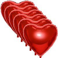 30 ''grands ballons hélium en forme de coeur feuille énorme saint valentin mariage fiançailles anniversaire décor géant ballon coeur rouge