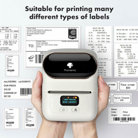 Phomemo M110 supermarché prix lot Qr code à barres imprimante d'étiquettes thermique Portable imprimante portable avec papier autocollant Usb plastique