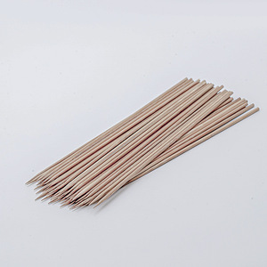Palillos de bambú Clear Stream de 20 cm de largo para barbacoa, frutas, hot pot, oden, accesorios de cocina sin gluten - Product Image 1