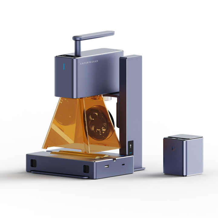 美品 laserpecker2 レーザーペッカー2 小型 レーザー彫刻機 レザー