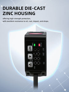 GLX-D200PUI אופטי חיישן pnp + מרחק הזזת לייזר אנלוגי מדידה מדויקת 120-280 מ "מ - Product Image 5