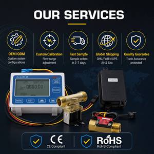 Kit de Medidor de Flujo de Agua de Latón con Válvula Solenoide |   Controlador de Pantalla Digital LCD con Apagado Automático |   Sensor Hall G1/2 1-25L/min - Product Image 6