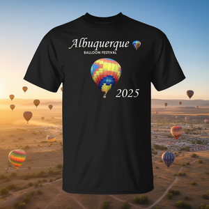 T-shirt Festival des Ballons d'Albuquerque 2025 – Chemise Assortie Fiesta Nouveau-Mexique - Product Image 3