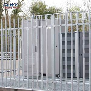 Thép Kim Loại Bền Khu Dân Cư Biên Giới Vườn An Ninh 6ft Góc Sắt Châu Âu <span class=keywords><strong>Palisade</strong></span> Hàng Rào Và Cổng - Product Image 2