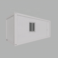 Maison conteneur monobloc, structure en acier préfabriquée, cabine portable, maison modulaire, bâtiment préfabriqué pour bureau de chantier