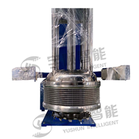Broyeur à billes haute efficacité avec disperser et boîte de vitesses pour matériaux liquides, capacité 200-300L, moteur et pompe 25KW