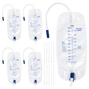 Collection externe stérile d'urine de sac de vessie d'urine de PVC de 1000ml pour l'hôpital d'animal familier - Product Image 2