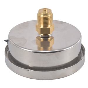 अनुकूलन योग्य तरल स्टेनलेस स्टील mbar ग्लिसरीन हाइड्रोलिक तेल भरे psi दबाव मैनोमीटर तापमान उपकरण - Product Image 5