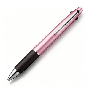 Stylo bille jetstream SXE380005 05 mm, trois couleurs, type à pression, avec grip en caoutchouc, pointe en laiton, recharges remplaçables SXR8005, pour le bureau - Product Image 3