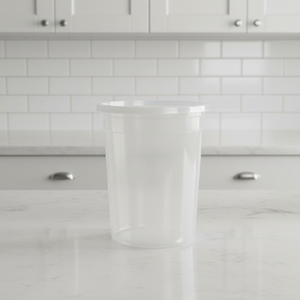 Premium <b>Clear</b> PP Disposable Food <b>Containers</b> with Secure Lids Leakproof Deli Cups for Takeout, Catering, and <b>Storage</b> - Product Image 1