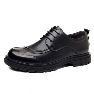 Mocassins en cuir pleine fleur pour hommes, cuir véritable, pour le bureau et la carrière, haut de gamme - Product Image 2