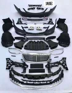 Parachoques de coche adecuado para Mercedes Benz Clase S W222 2014-2020 cambio a estilo S680 <span class=keywords><strong>Maybach</strong></span> con rejilla de parachoques - Product Image 4
