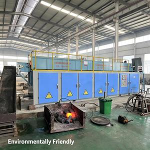 Horno de penetración de calor eléctrico con alambre de calentamiento en espiral para conformado y templado de resortes de ballesta, con penetración de calor suave - Product Image 1