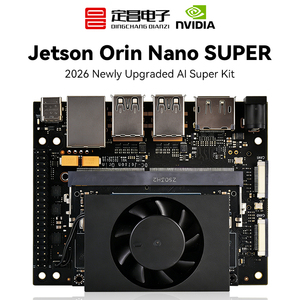 Kit de Desarrollo Jetson Orin Nano Super, 8GB de RAM, Módulo de Sistemas en Chip, Módulo de Computación con IA, Placa de Desarrollo Linux <span class=keywords><strong>Ubuntu</strong></span> <span class=keywords><strong>22.04</strong></span> - Product Image 2