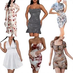 ชุดเดรสแฟชั่นผู้หญิงหลากหลายแบบ วัสดุอื่นๆ ขายส่งเป็นมัด รุ่น QZ-069 CN/GUA - Product Image 5