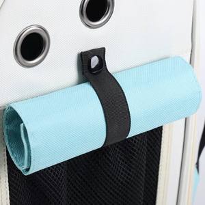 Şık Taşınabilir Su Geçirmez Yalıtımlı Evcil Hayvan Taşıma Sırt Çantası Havayolu Onaylı Kedi Köpek 25lbs Havalandırmalı File Tasarım Fermuarlı - Product Image 4