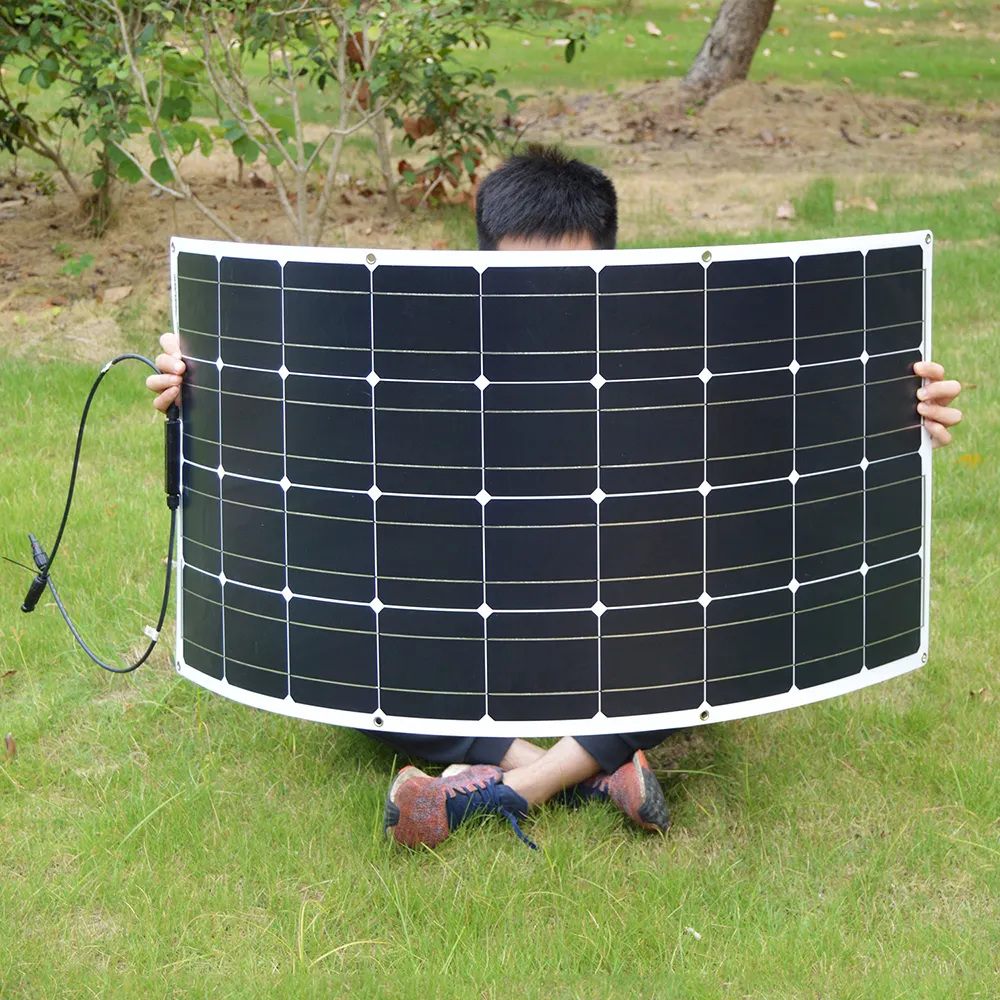 Монокристаллическая солнечная панель 200 Вт 300 Вт 400 Вт портативная солнечная панель для солнечной электростанции
