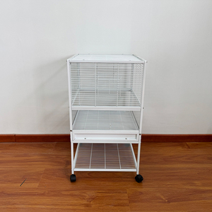 Fabrieksuitverkoop Huisdierbenodigdheden Metalen Kleine Dieren Vogelkooi Klein tot Middelgroot Volière met Scheidingswand - Product Image 5
