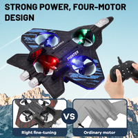Avion télécommandé EPP pour débutants, retour en un clic, avions RC incassables, avion RC en mousse sans fil avec lumières LED