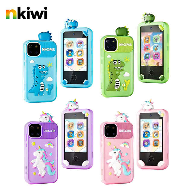 NKIWI P1 Plus Kids Educational Touch Screen Music & Game Smart Phone 2.8-inch Gift for Boys and Girls