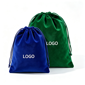 Bolsa de Almacenamiento de Terciopelo con Cordón, Personalizable con Logotipo, Bolsa de Terciopelo Suave para Joyería, Regalos, Dulces, Recuerdos de Boda y Fiestas - Product Image 3