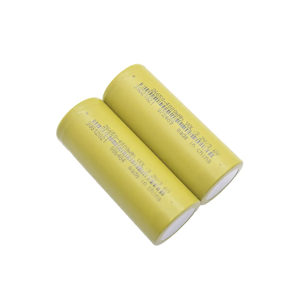 Fábrica venda quente 26650 4000mAH bateria GEB INR cilíndrica célula recarregável para eletrônica